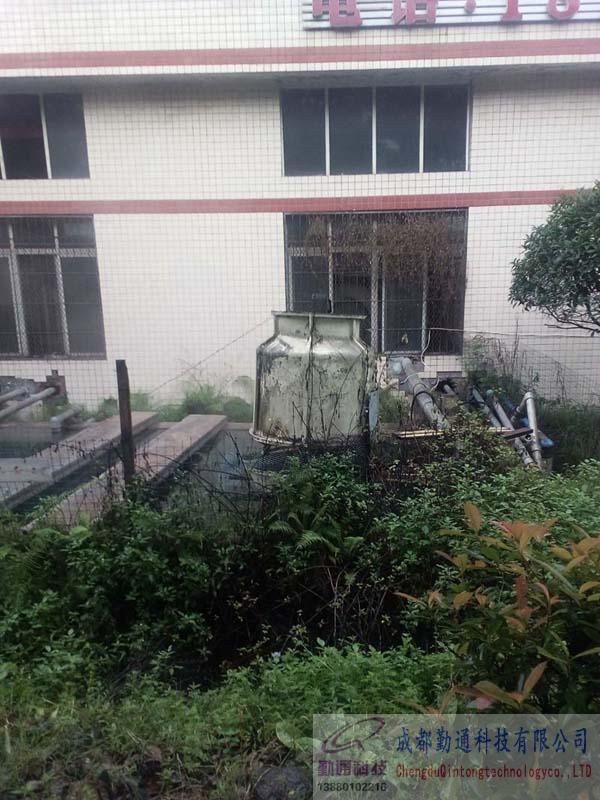 重庆50T圆形逆流冷却塔施工现场