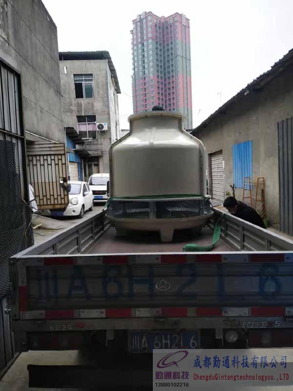 简阳30T冷却塔-订购单位：成都启洲包装设备有限公司