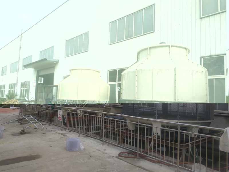 绵阳盐亭GL-200T冷却塔安装现场